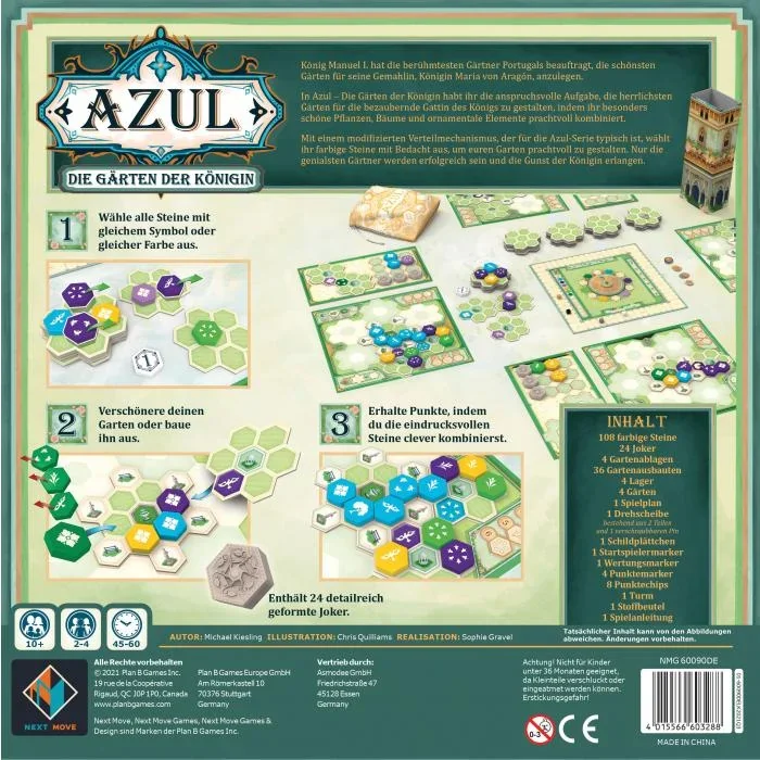 Gesellschaftsspiel - Azul Die Gärten der Königin - 0