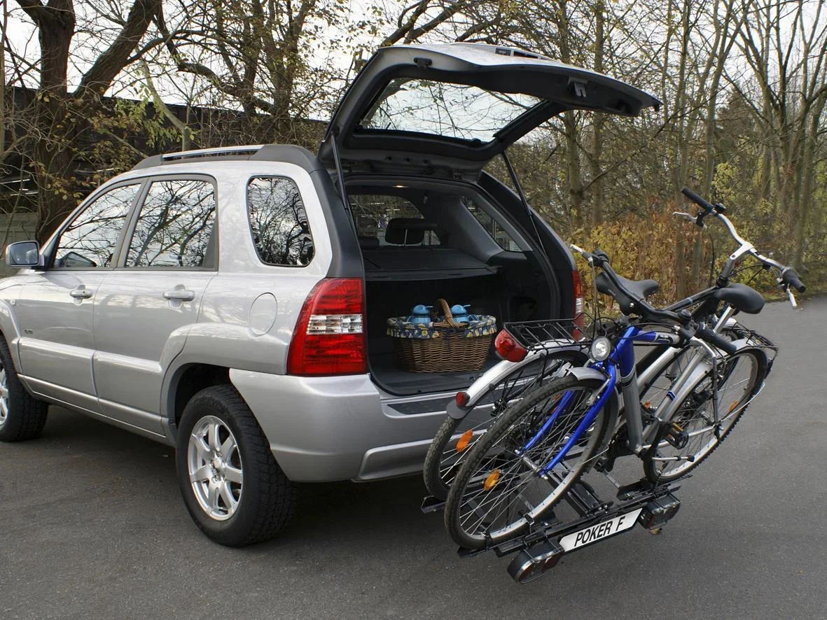 Fahrradträger für Anhängerkupplung "Poker-F" - abklappbar - 1