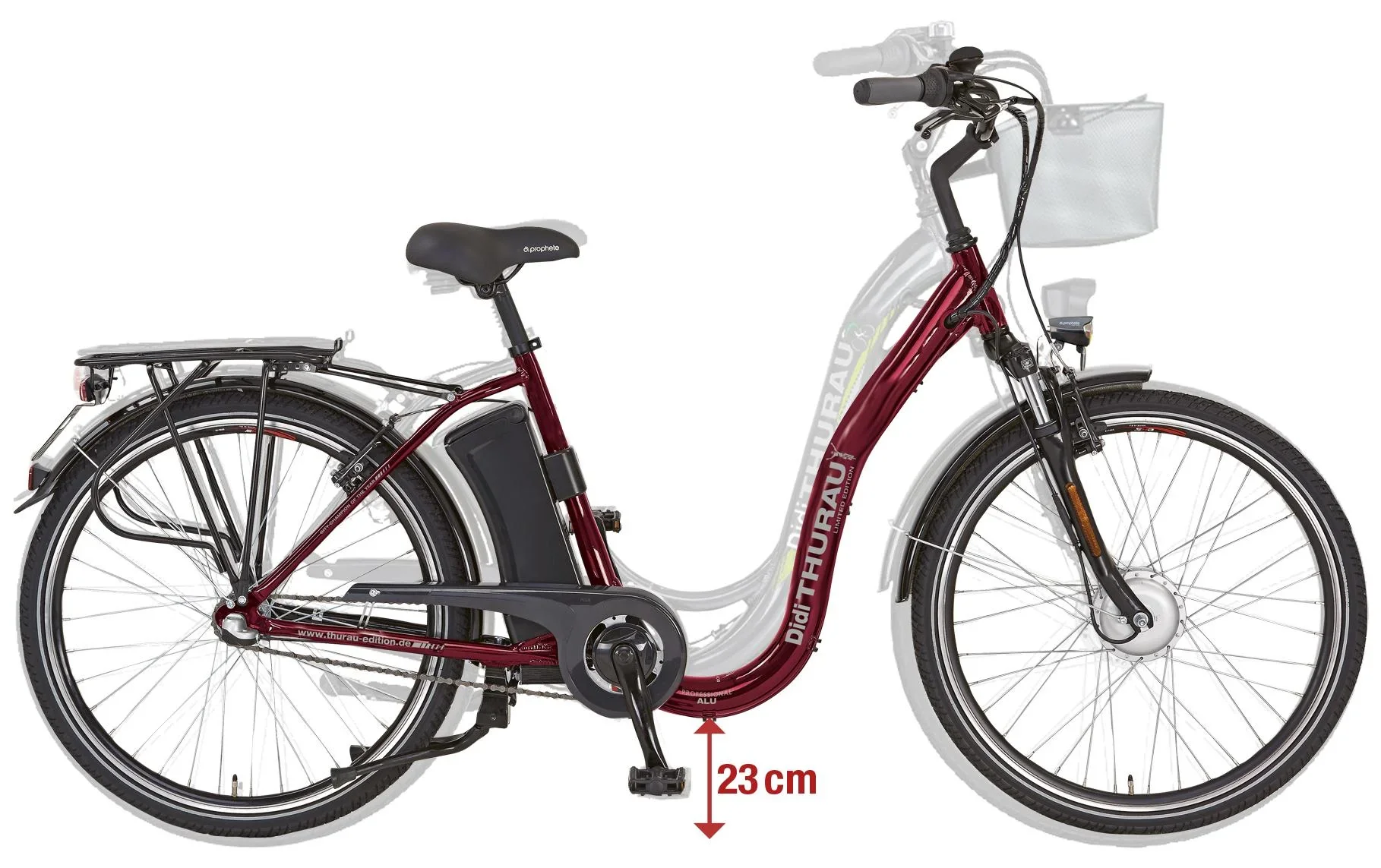 Unisex Alu Rad-Roller 3in1, Fahrrad - E-Bike - E-Roller, 26 Zoll, Rahmenhöhe 46 cm,3 Gang Nabenschaltung, City Comfort - 1