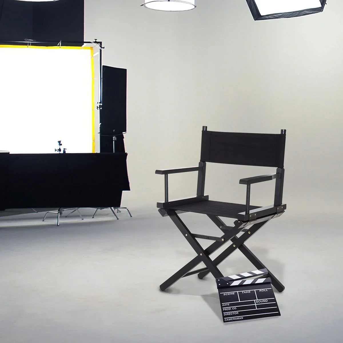 Regiestuhl schwarz - 6
