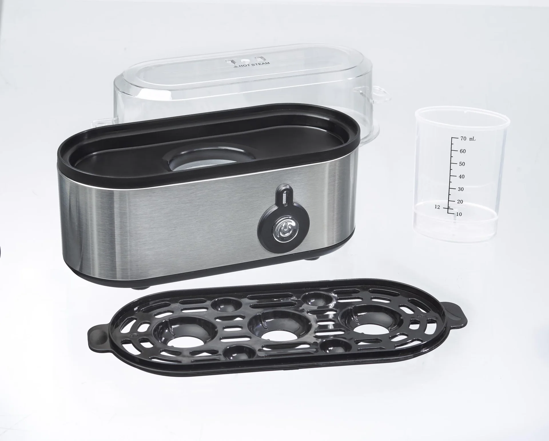 Edelstahl Eierkocher Mini für 1-3 Eier, 210 Watt - 2