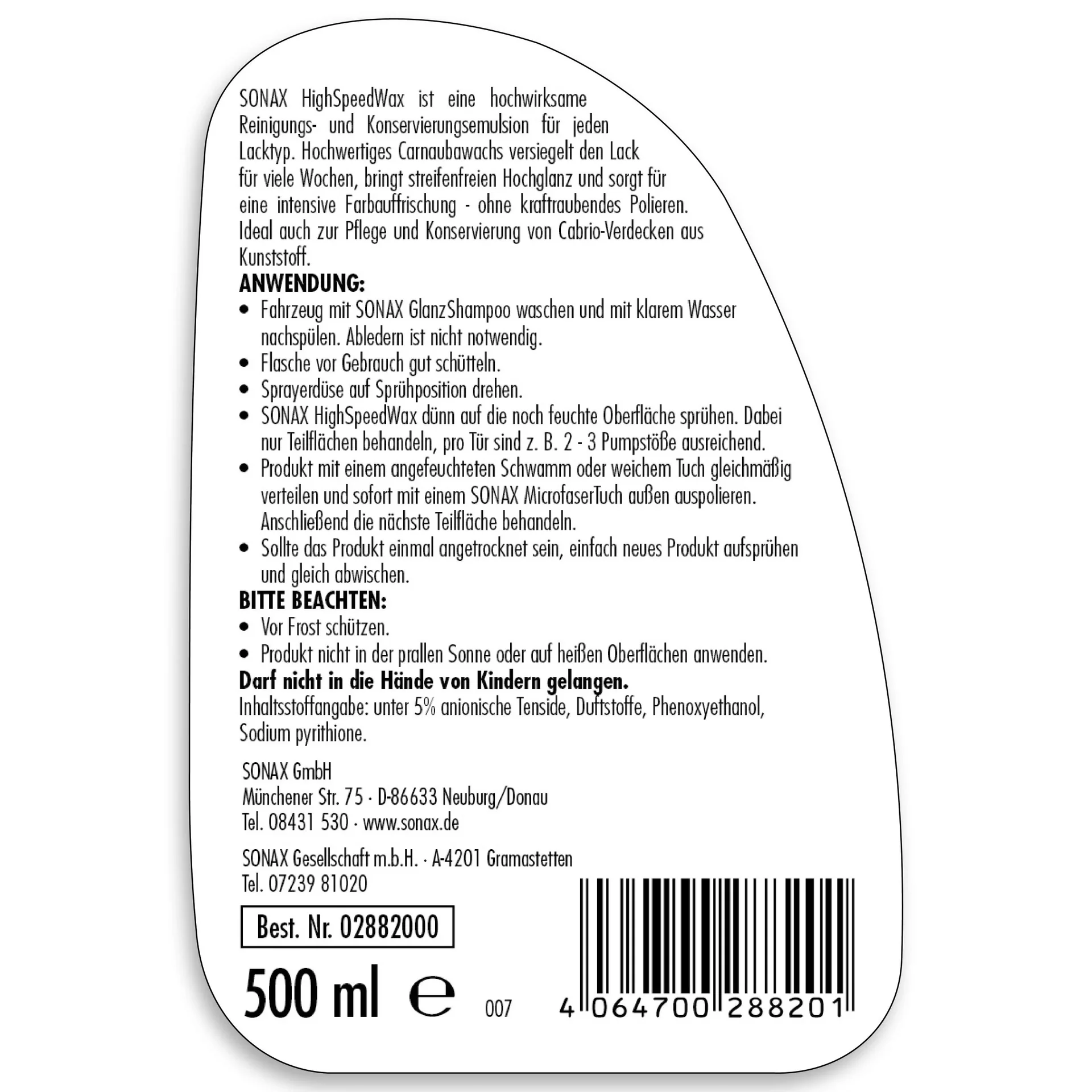 High Speed Wax 500 ml - 4