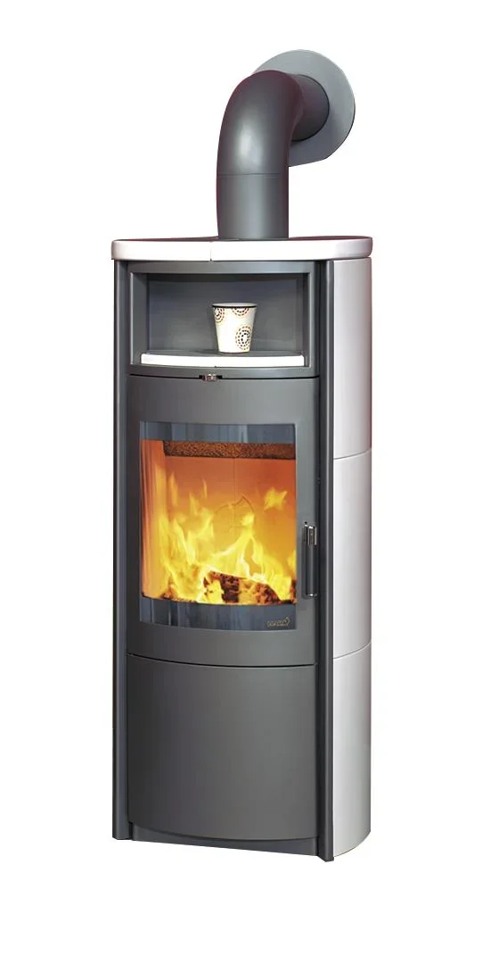 Kaminofen Nika ECOplus (5 kW) creme-weiss, Dauerbrand, 3in1-Komfortregelung, Externe Zuluft - 0
