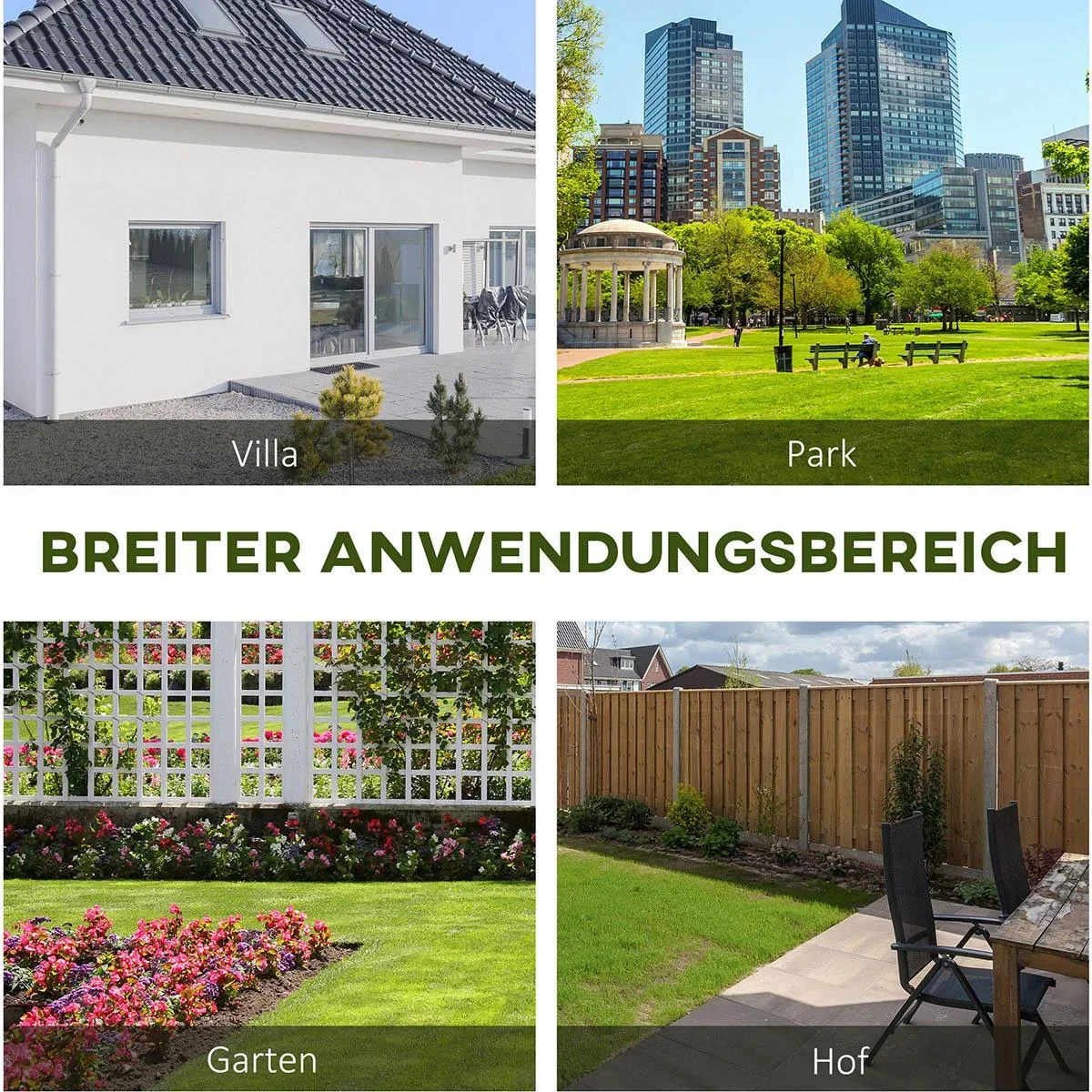 Gartenbank 2-Sitzer Parkbank aus Holz Sitzbank bis 220 kg Bank Terrassenbank mit Rückenlehnen Gartenmöbel Massivholz 116 - 0