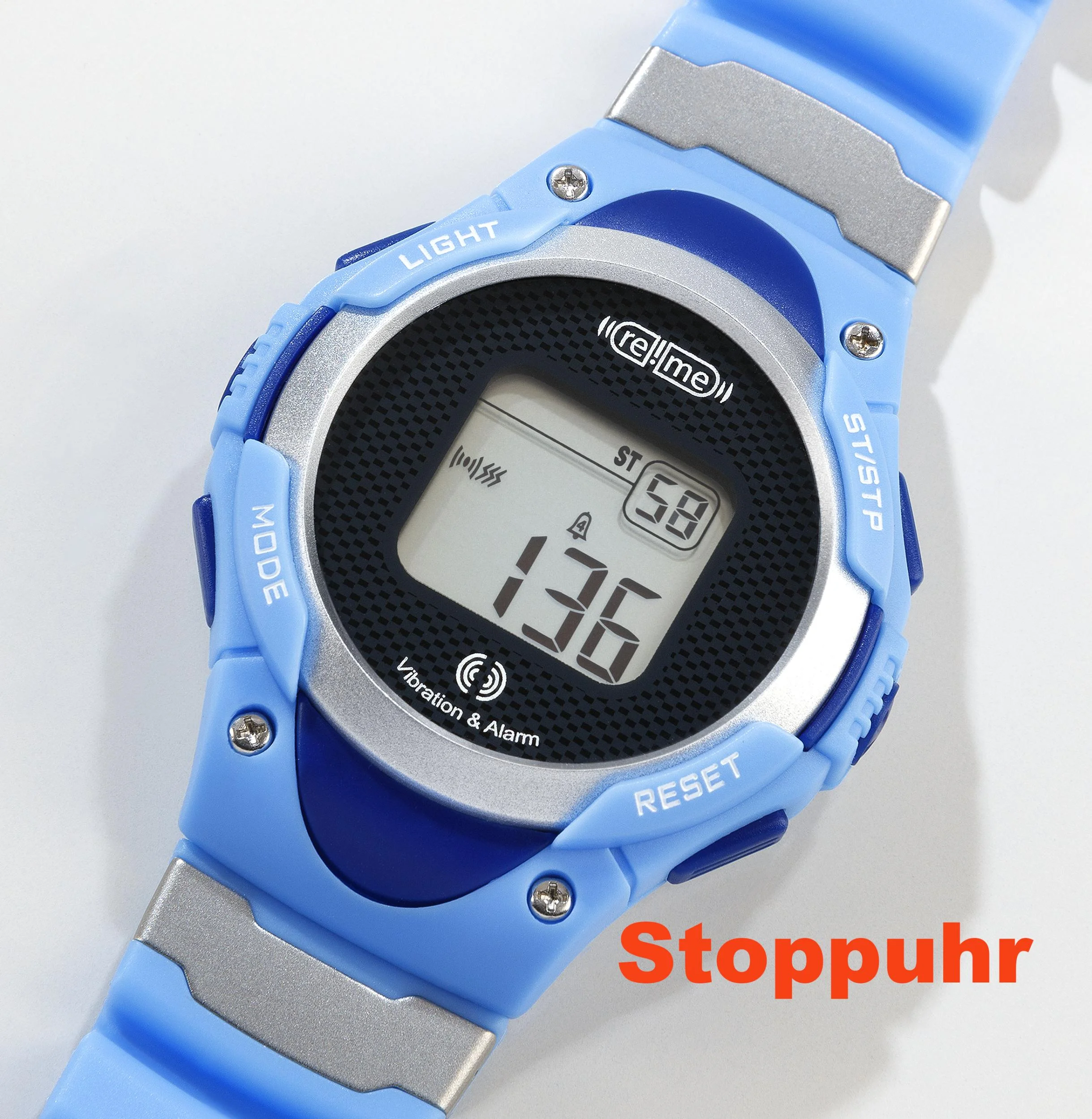 Armbanduhr, mit 8-fach Alarm, Stoppuhr und Count-Down-Funktion (Kurzzeitwecker) - 5