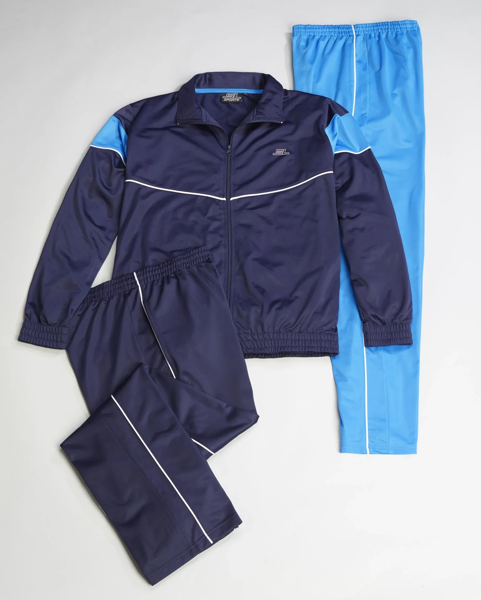 Trainingsanzug 3-tlg, Farbe marine, Gr.M - 7