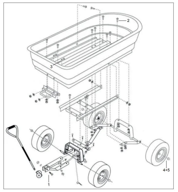 Gartentransportwagen "GGW 250" - mit Kippfunktion - 3