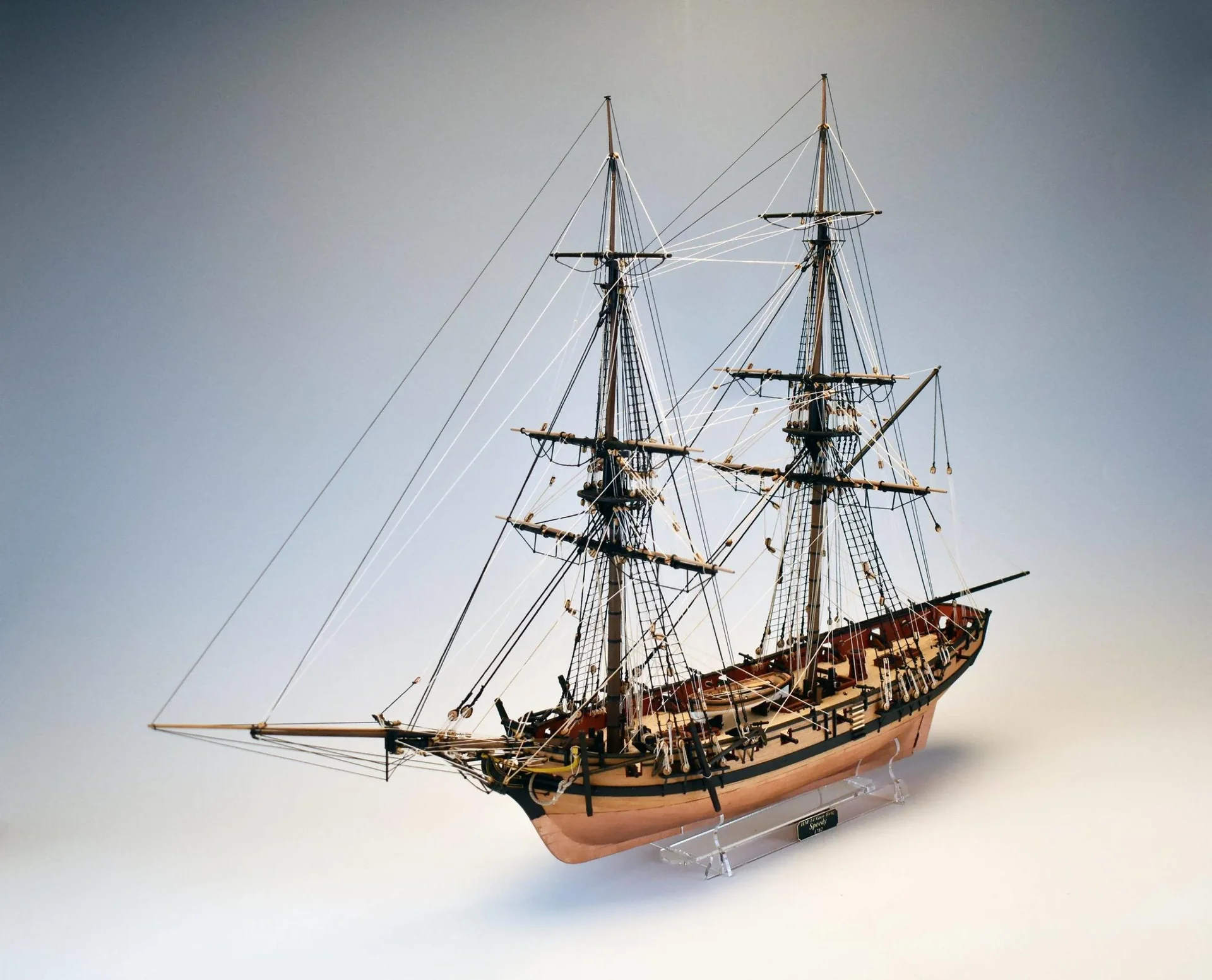 Bausatz HMS Speedy im Maßstab 1:64 - 2