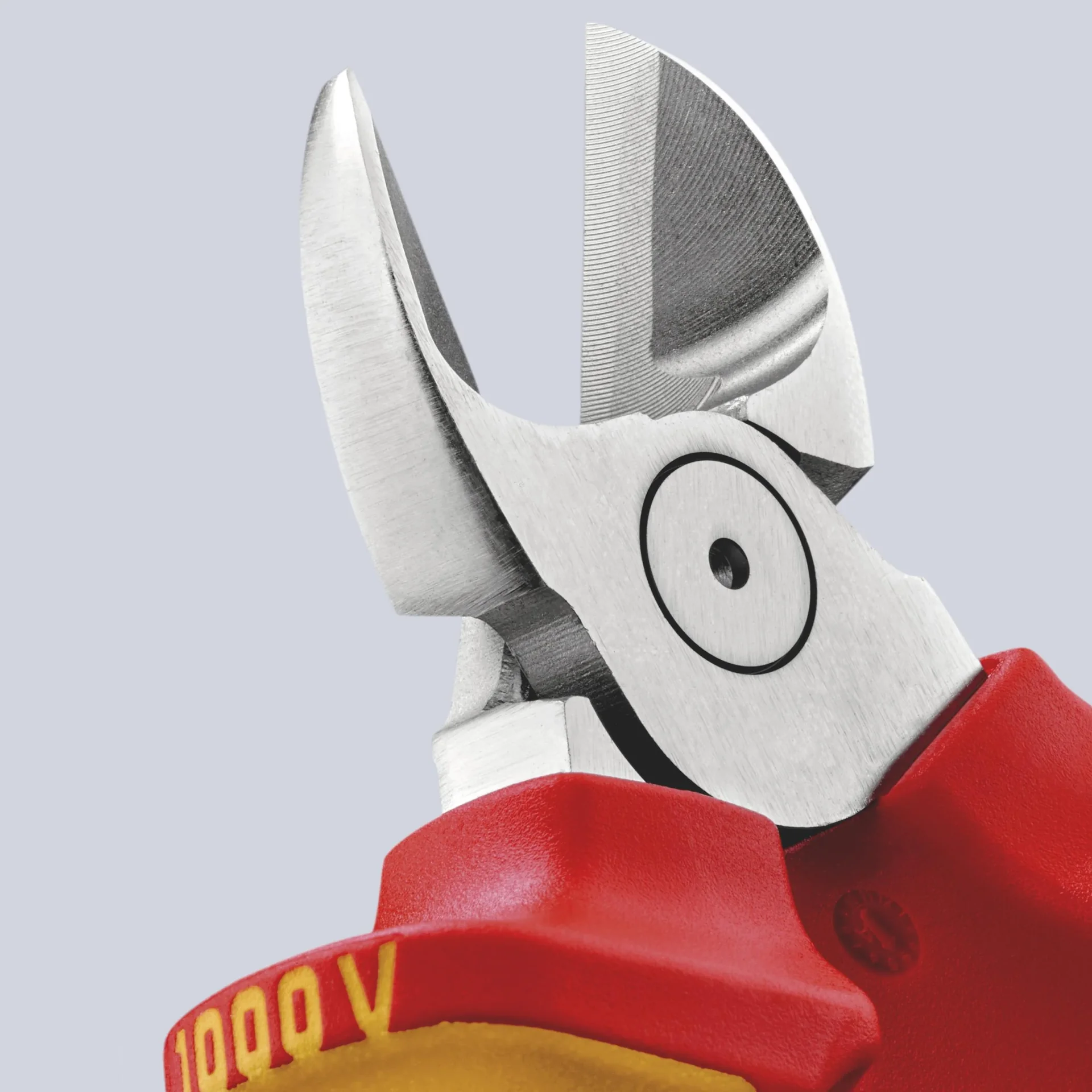 Seitenschneider isoliert mit Mehrkomponenten-Hüllen verchromt 160 mm Schneide mit Facette - 3