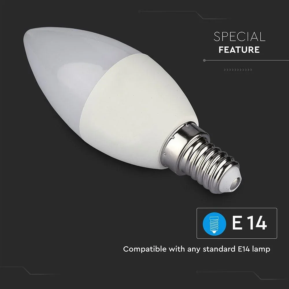 VT-5114 LED Wifi-Kerzen-Smartlampe - 4,5 W - RGB+W - E14 - 3