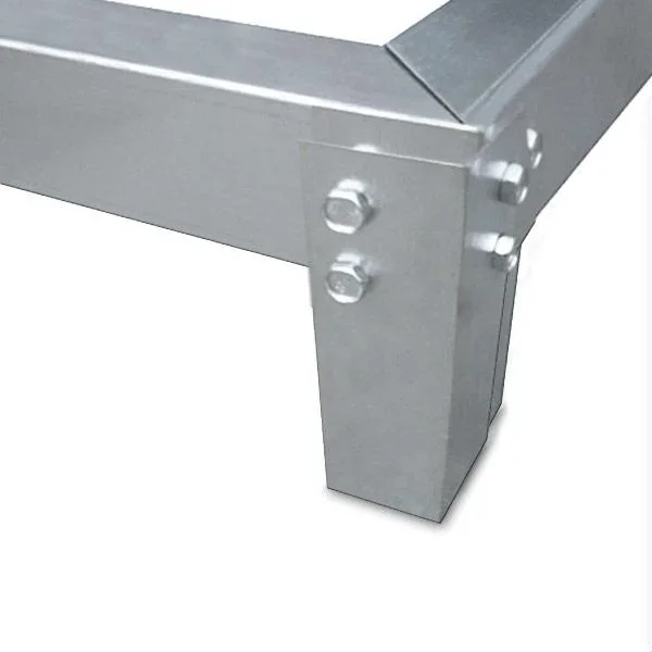 Gewächshaus mit Fundament / Aluminium-Gewächshaus / Wandgewächshaus - mit Regenrinne - Schiebetüren 192 x 127 x 202cm - 4
