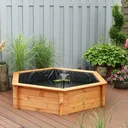 Sechseck-Hochteich 150 cm Solar - 0