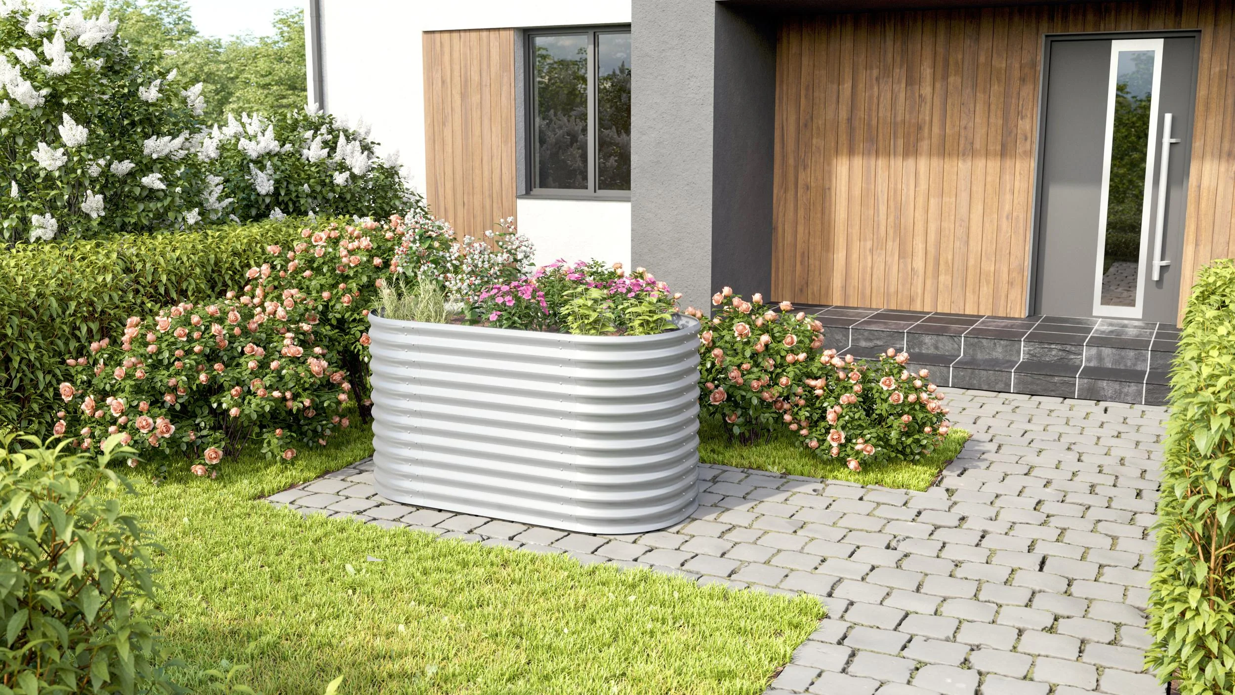 Hochbeet Terra 858, Farbe blank - 0