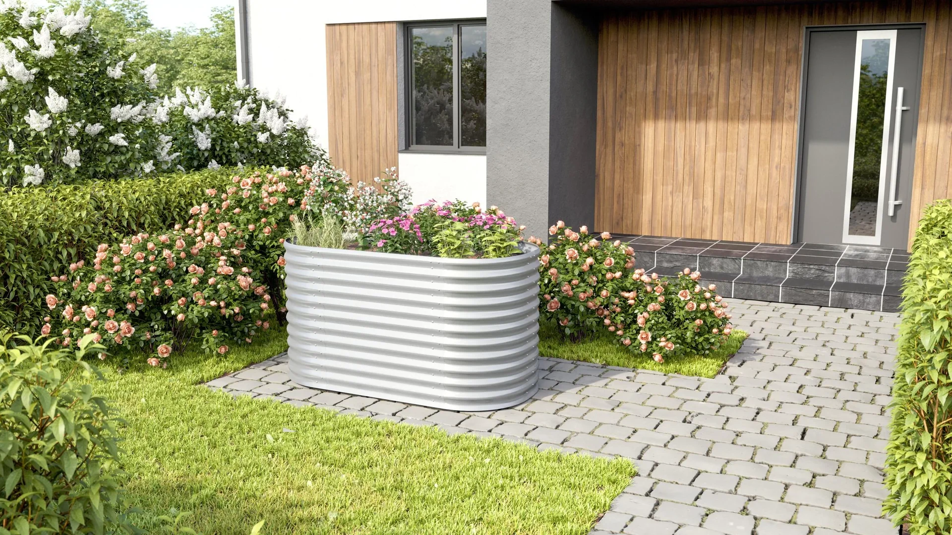 Hochbeet Terra 858, Farbe blank - 0