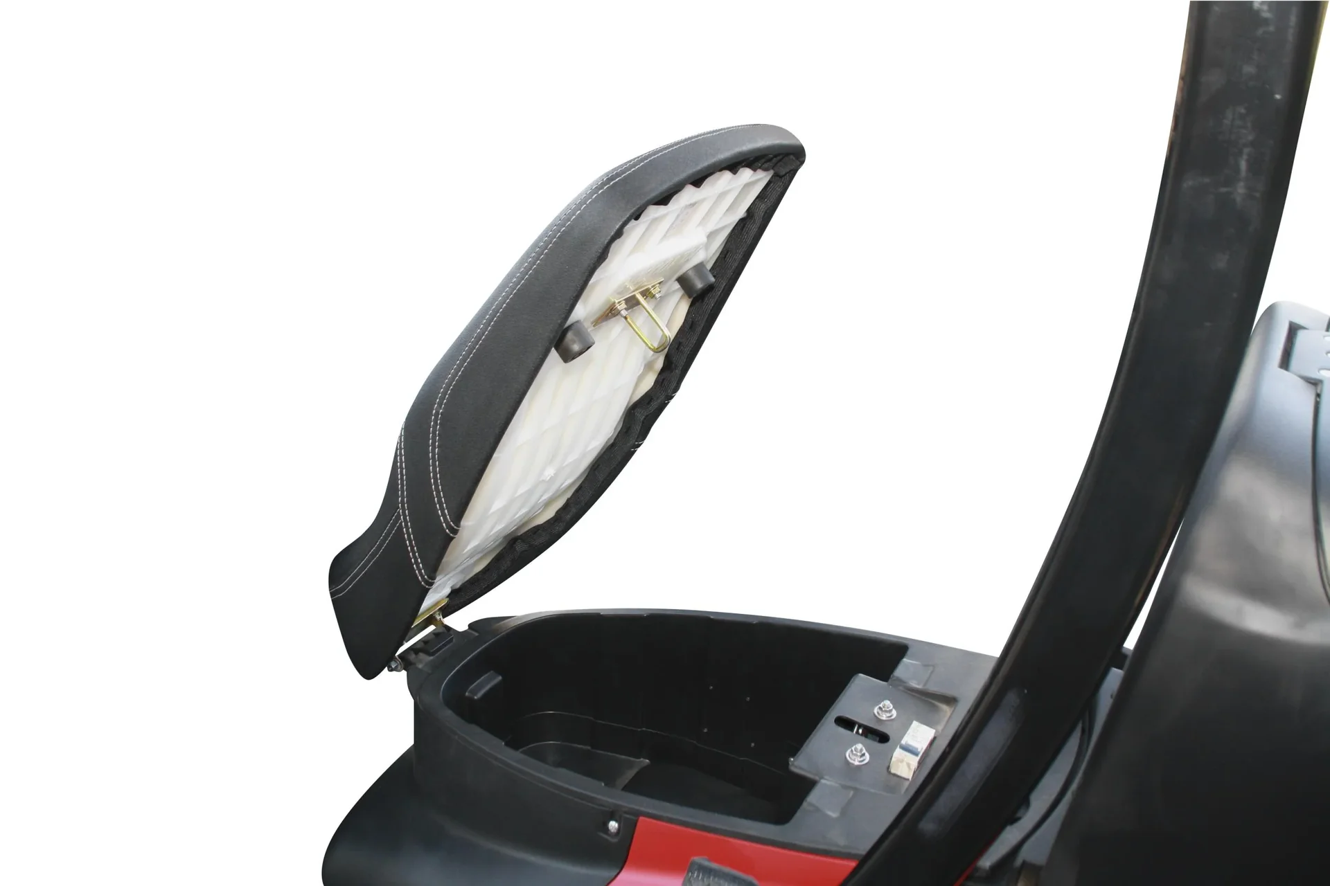 E-Kompaktroller "Lucca Trio" - 25 km/h - Wind und wettersicher, rot - 3