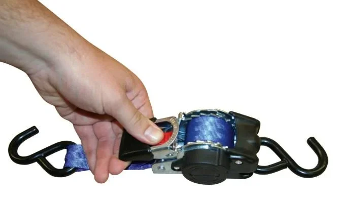 Automatik-Zurrgurt mit S-Haken, 3 m x 25 mm - 3