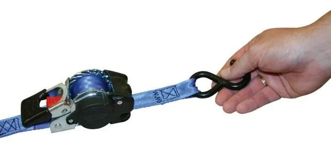 Automatik-Zurrgurt mit S-Haken, 3 m x 25 mm - 4