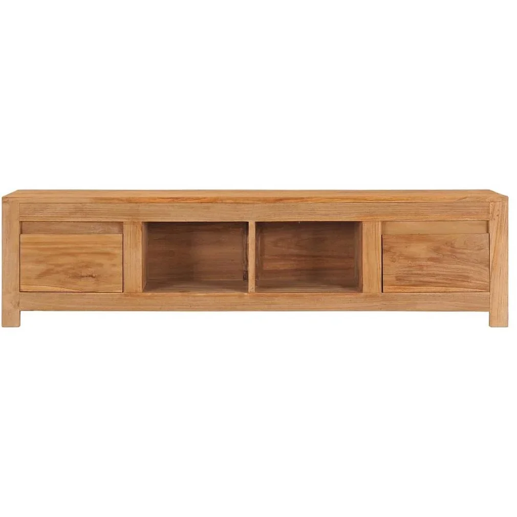 TV-Schrank 135x30x35 cm massiv Teak - 3