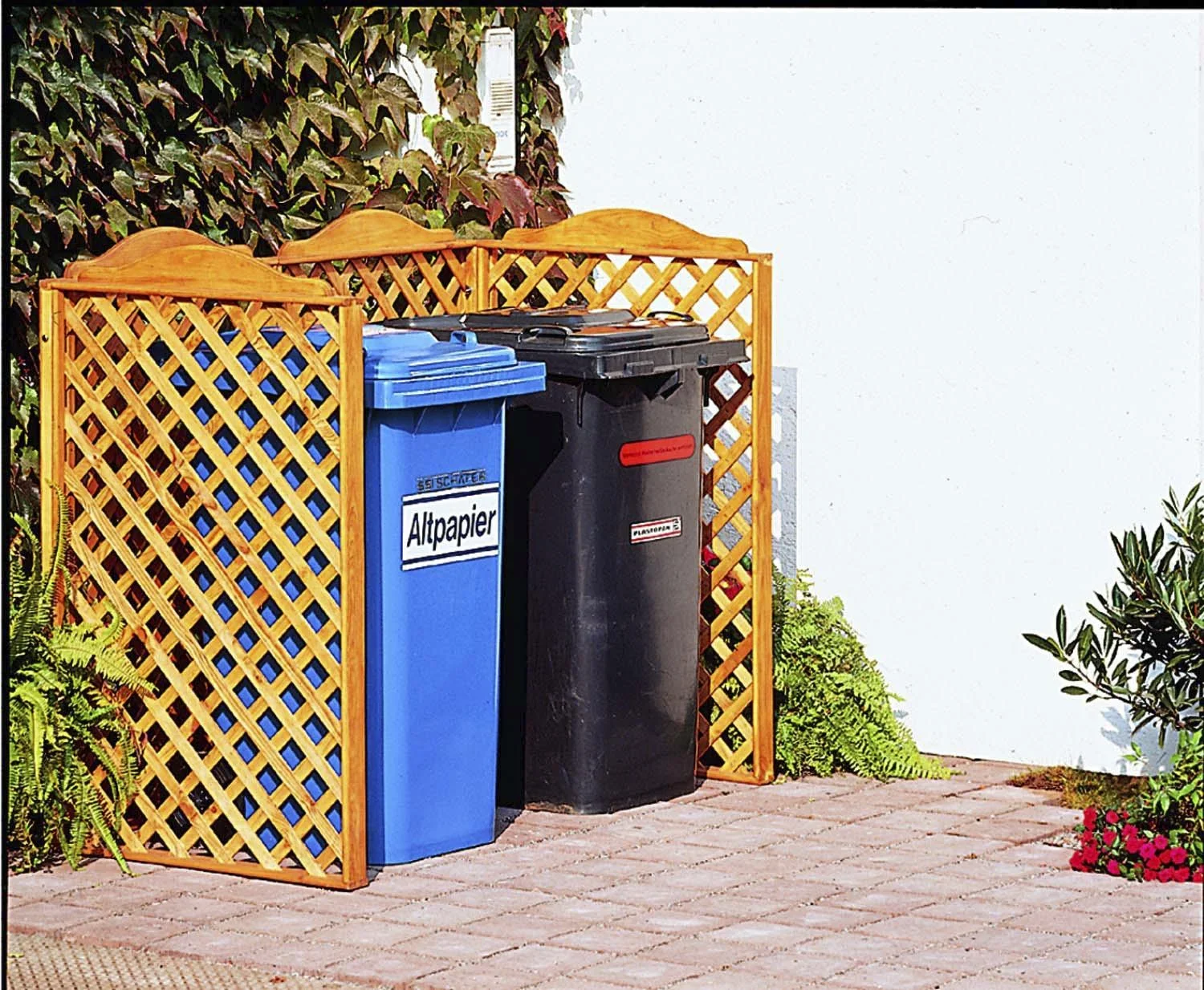 Mülltonnenspaliersystem "Rex" 2er Box - 0