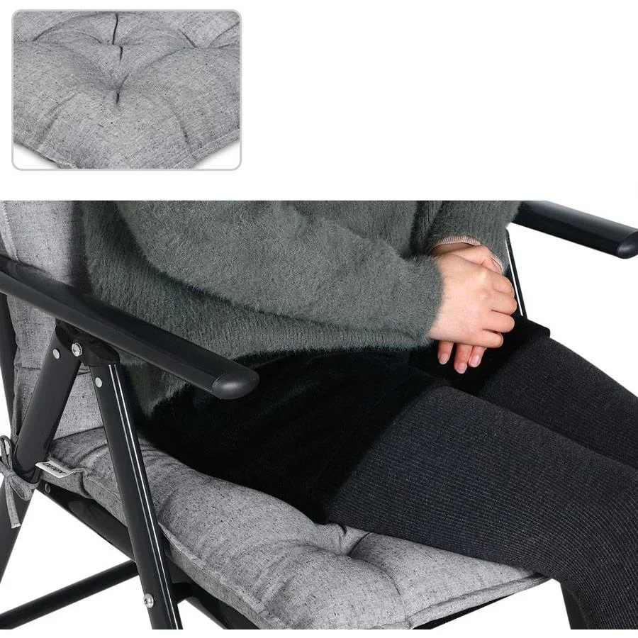 Sitzkissen - 2 Stück - Grau - 2