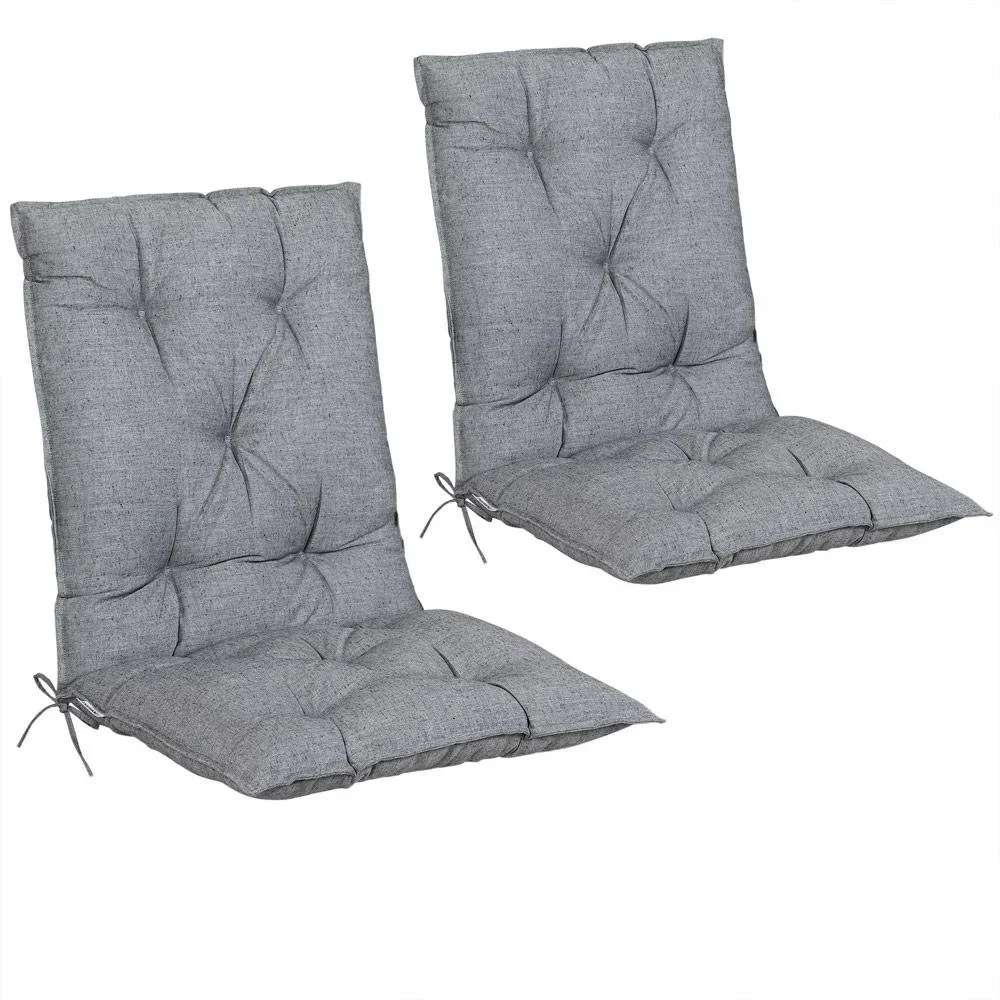 Sitzkissen - 2 Stück - Grau - 3