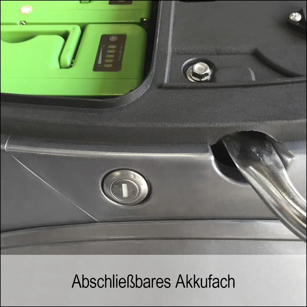 Retro E-Roller "Sizilia" 45 km/h mint - 1