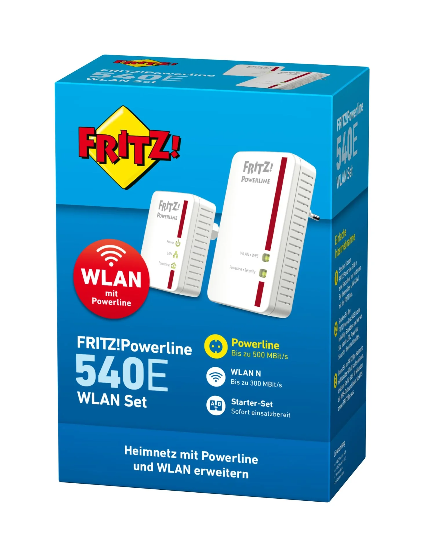 FRITZ!Powerline 540E WLAN-Set - 2