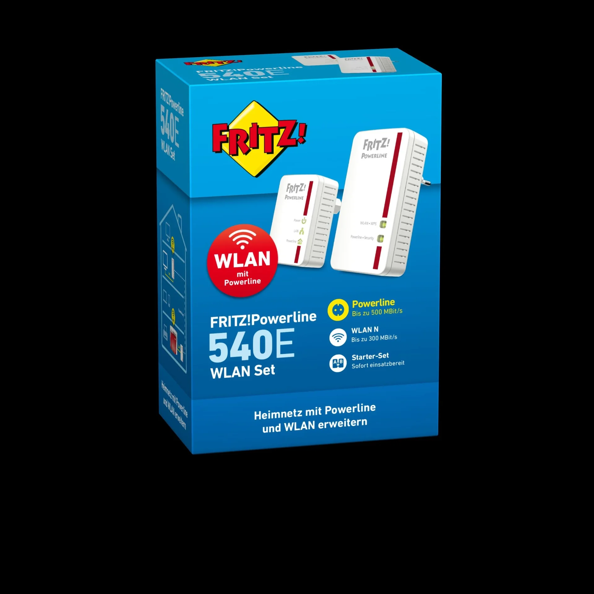 FRITZ!Powerline 540E WLAN-Set - 3