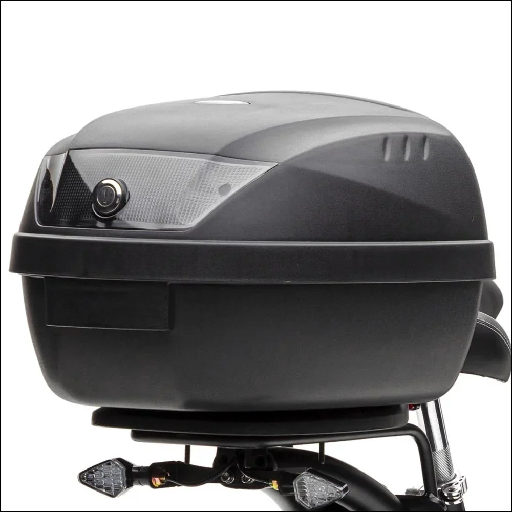 Forca E-Roller "Knumo" Duo, 45 km/h, 3000 W Safety Plus inklusive Blinkanlage, Lenkertasche, Gepäck-Case und Lithium-Akku schwarz - 3