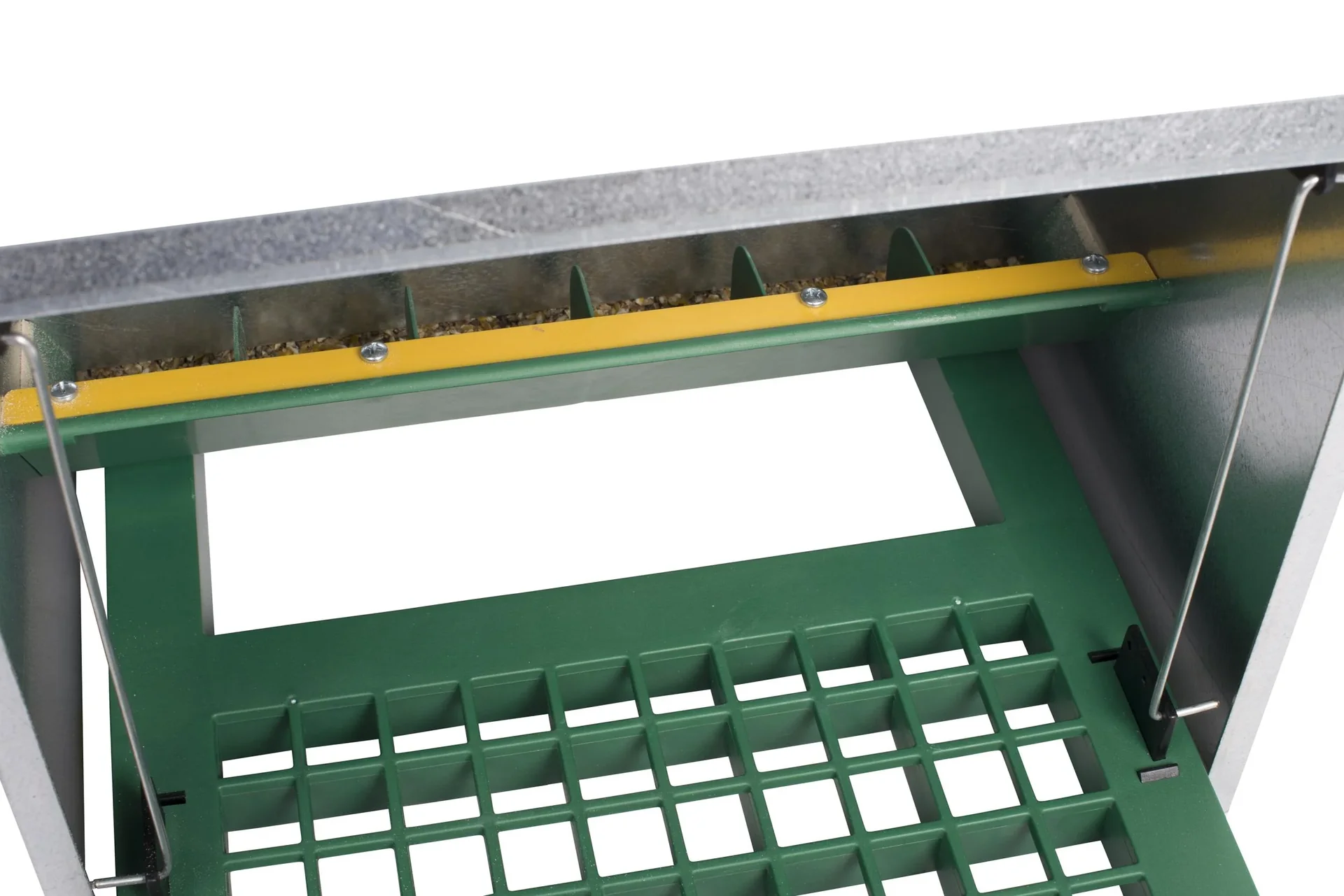 Geflügelfutterautomat mit Trittplatte für 5 kg Futter - 2