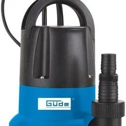 Flachabsaugpumpe GFS401S - 400W - 7000 L / h Inklusive 15 m Gartenschlauch mit Düse und Armaturen - 2