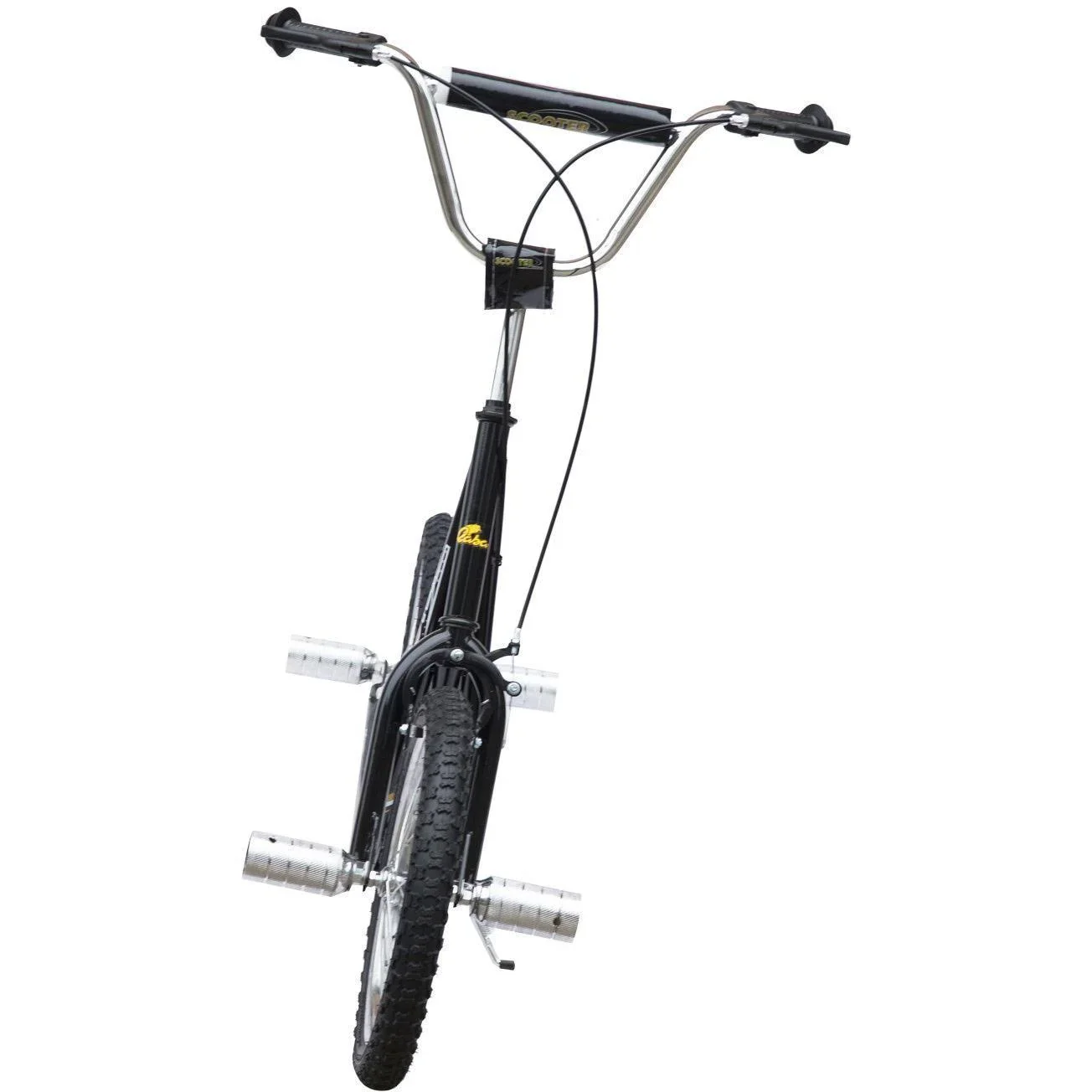 Kinder City Tretroller 16 Zoll schwarz - 4