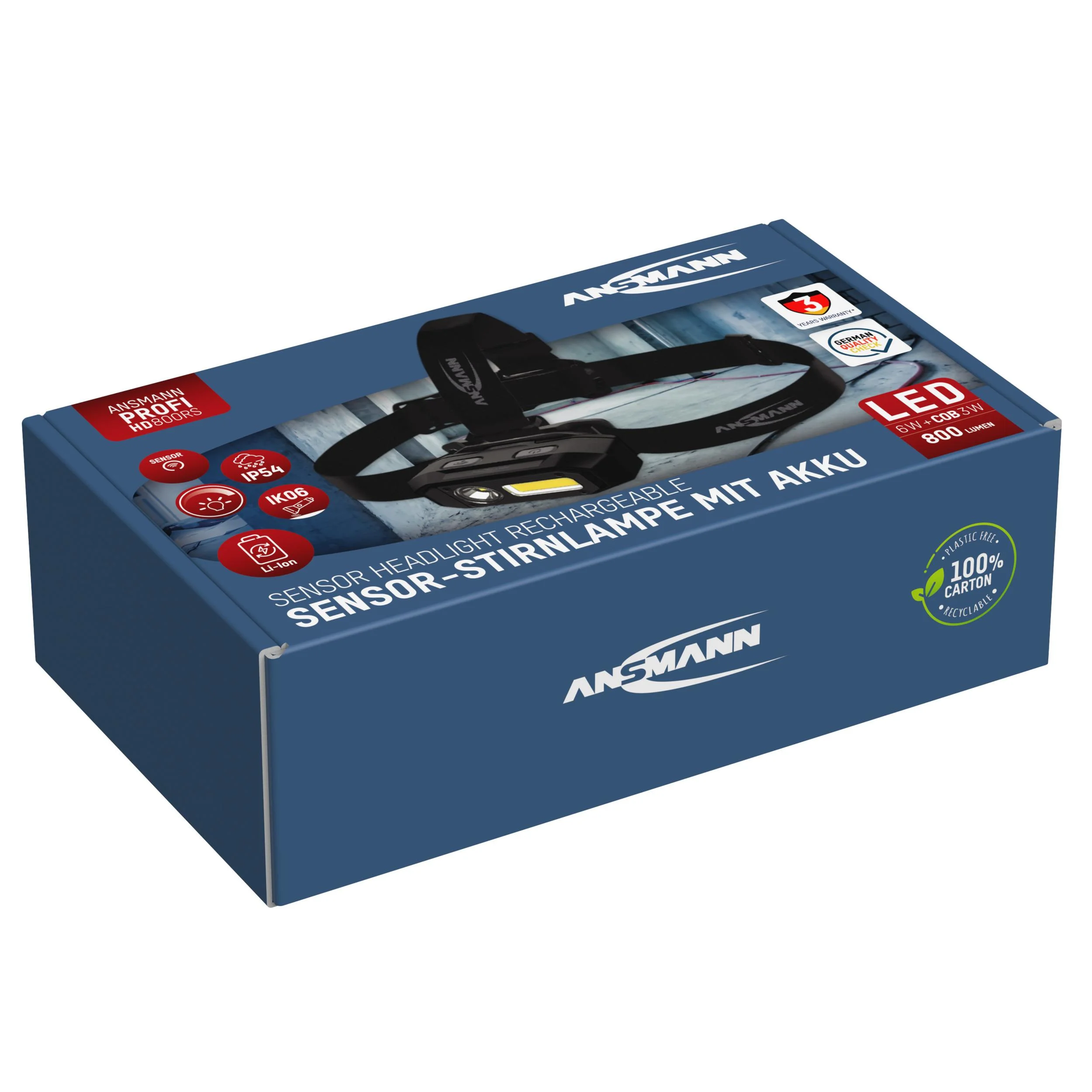 Hochwertige Kopflampe mit Handgestensteuerung - 5