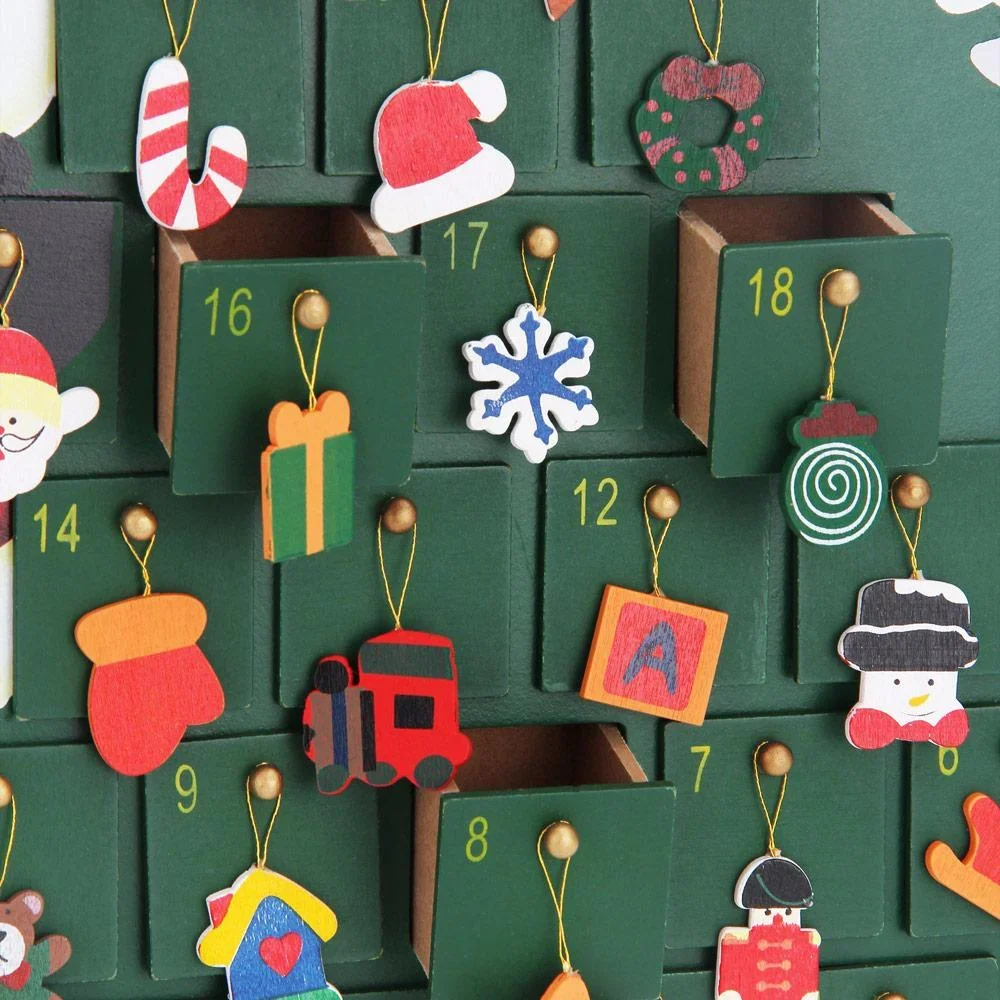 Advend Kalender Weihnachtsmann mit selbstbefüllenden Boxen - 4