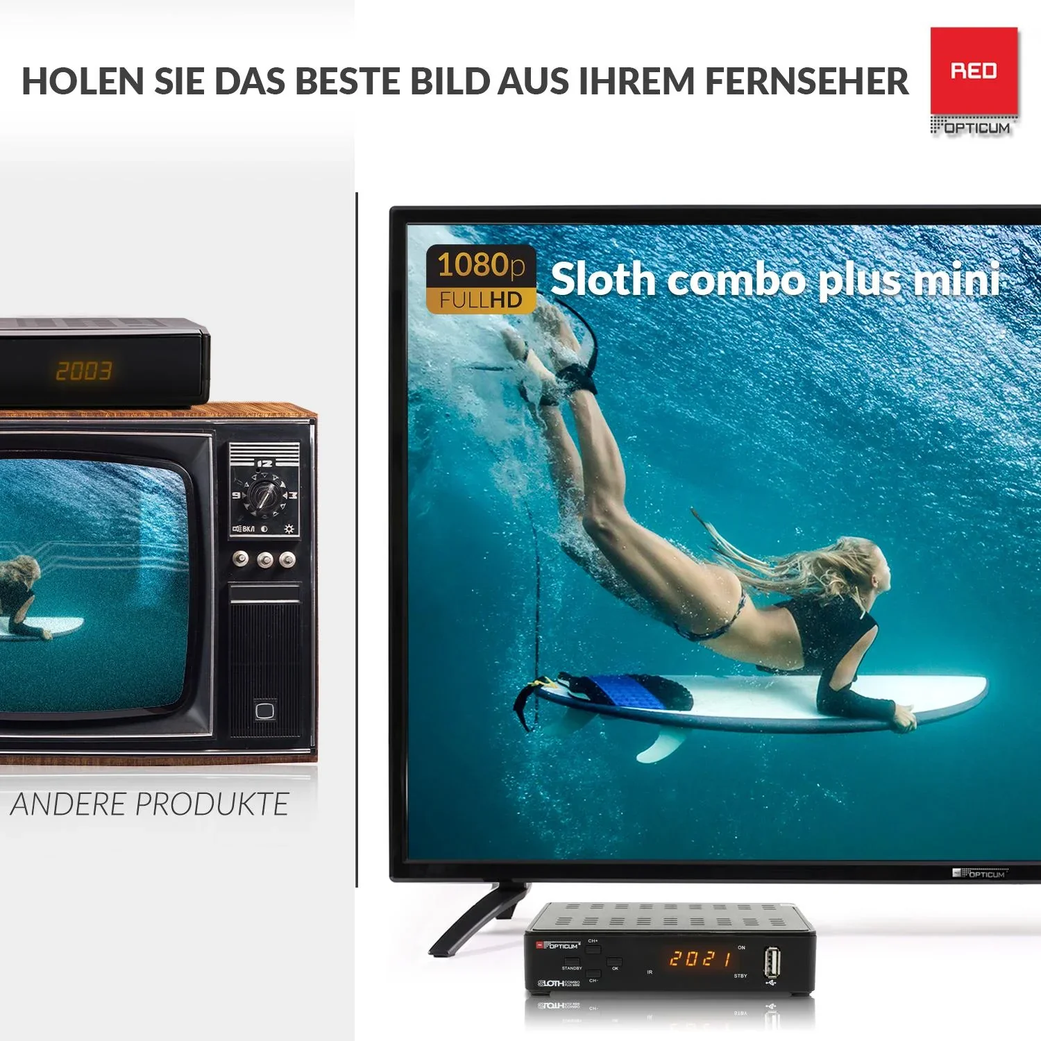 Receiver Sloth Combo plus mini DVB-S2/T2/C - 6