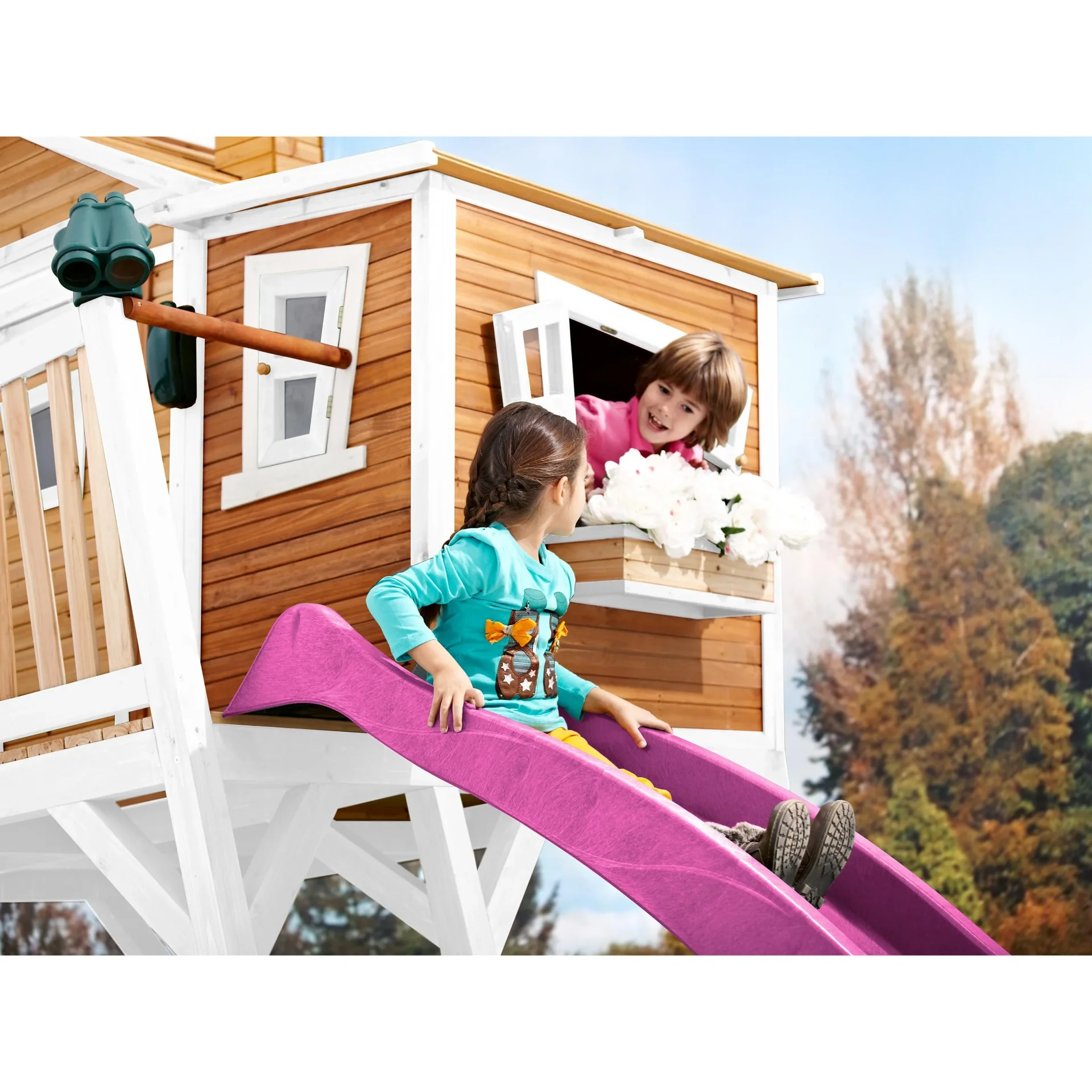 Max Spielhaus Braun/Weiß - Lila Rutsche - 9