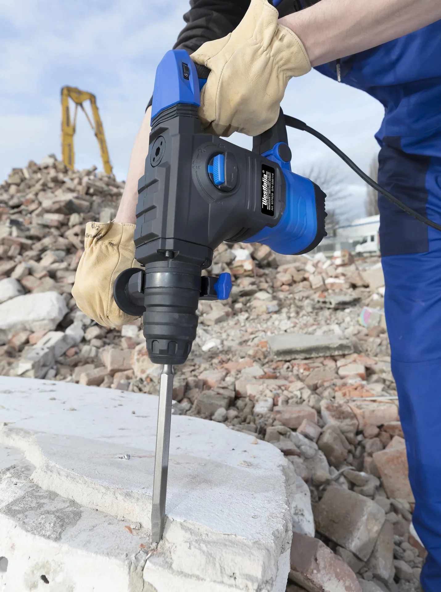 Bohr- und Meißelhammer BMH1500, SDS-Plus - 3