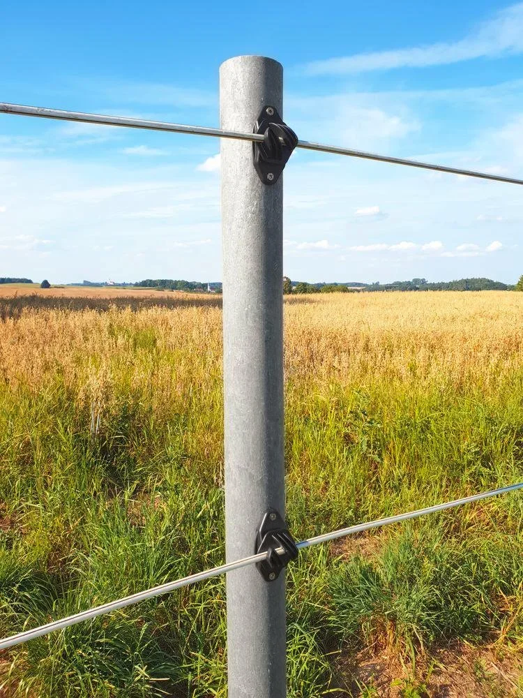 Recyclingpfahl 185 x 6 cm, rund, 30 Stück - 0