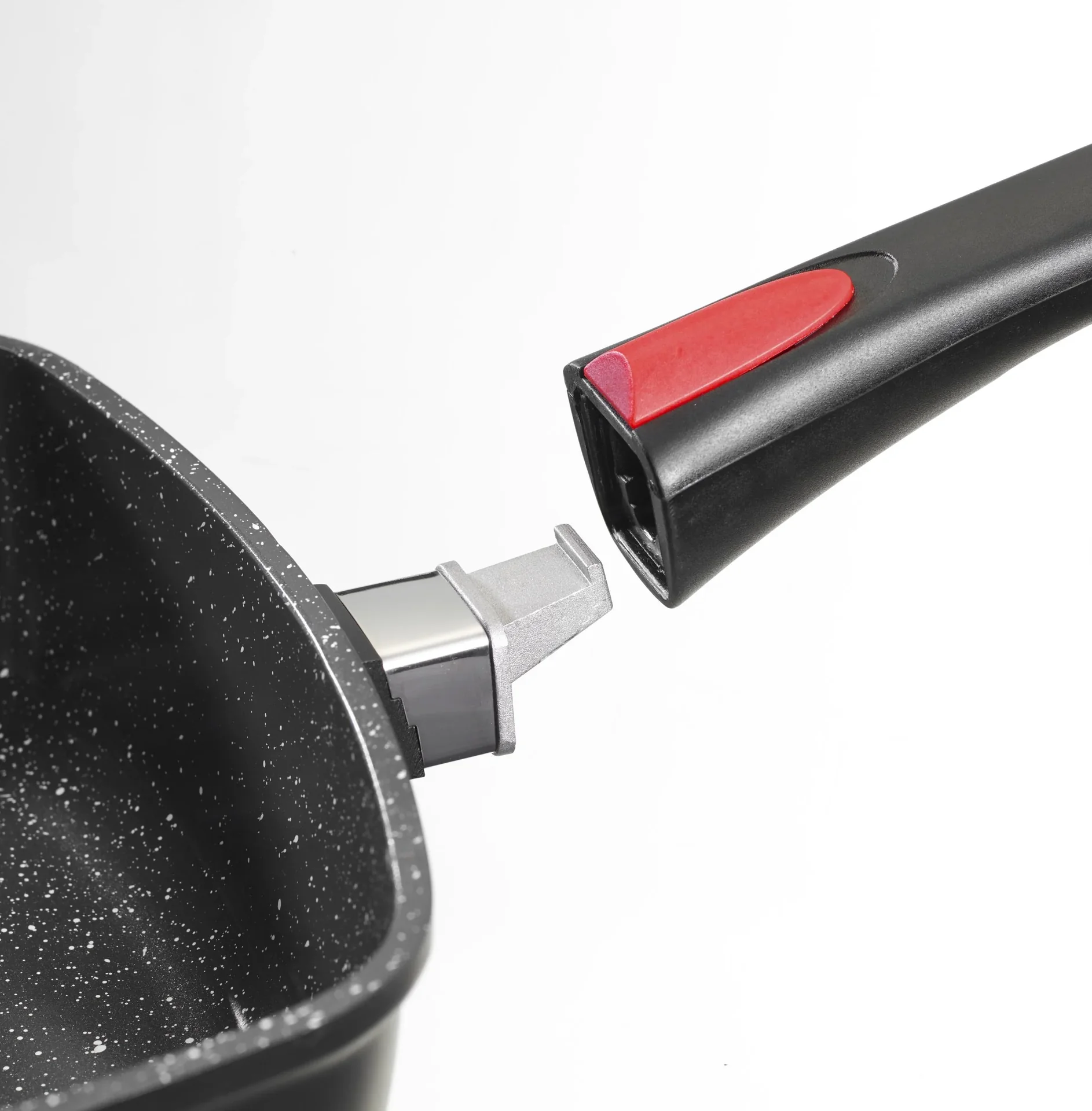 Keramik-Titanium Eckpfanne, 6 Liter, 28 x 28 cm, Aluguss - 0