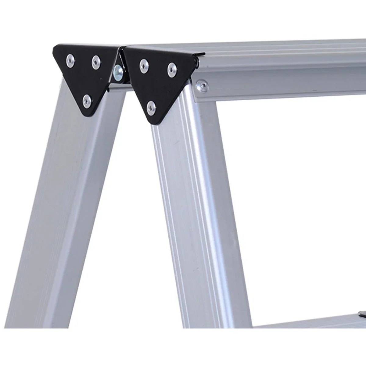 Trittleiter mit 4 Stufen silber - 8