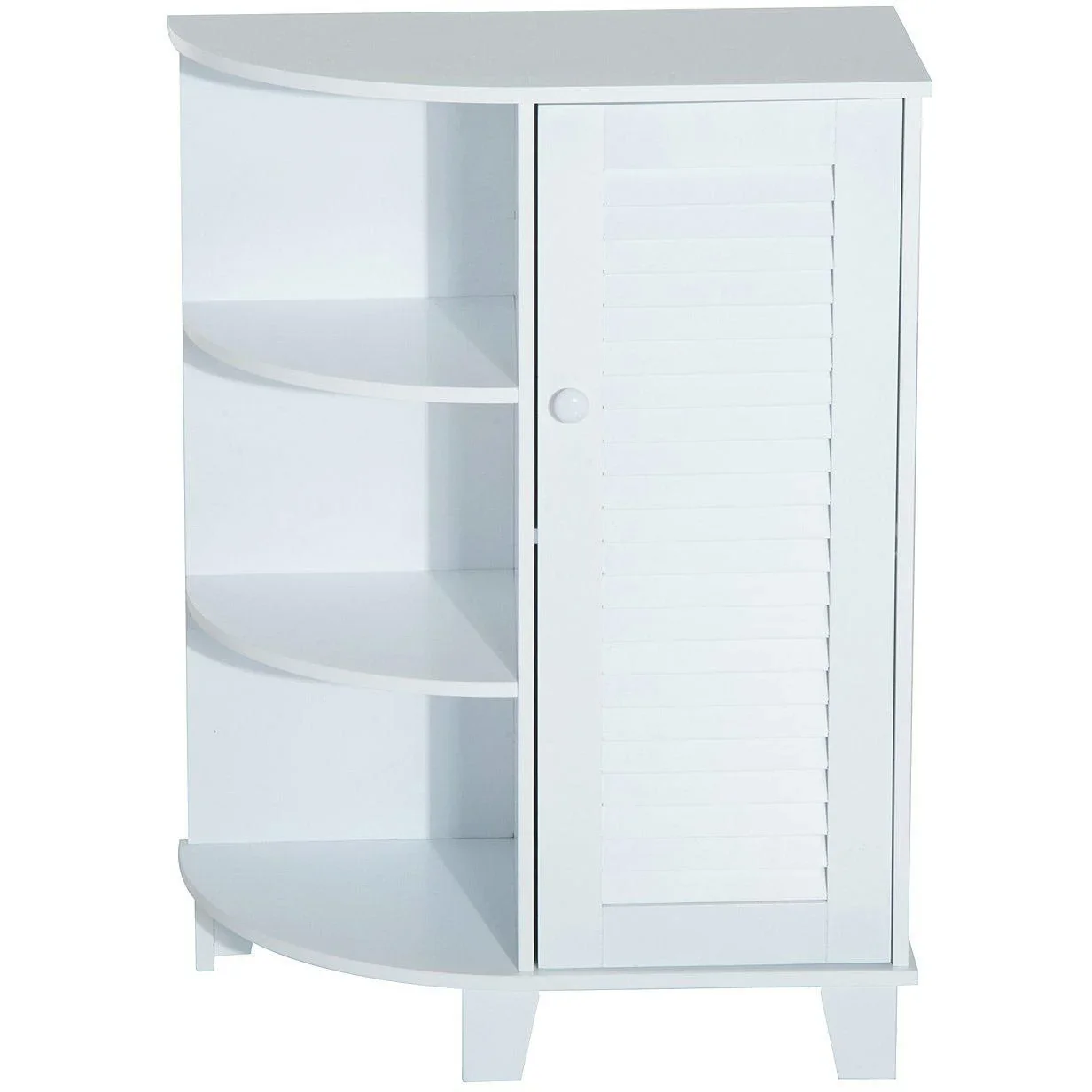 Eckschrank Badschrank Standschrank Weiß - 0