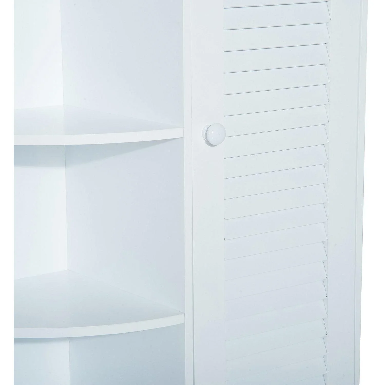 Eckschrank Badschrank Standschrank Weiß - 2