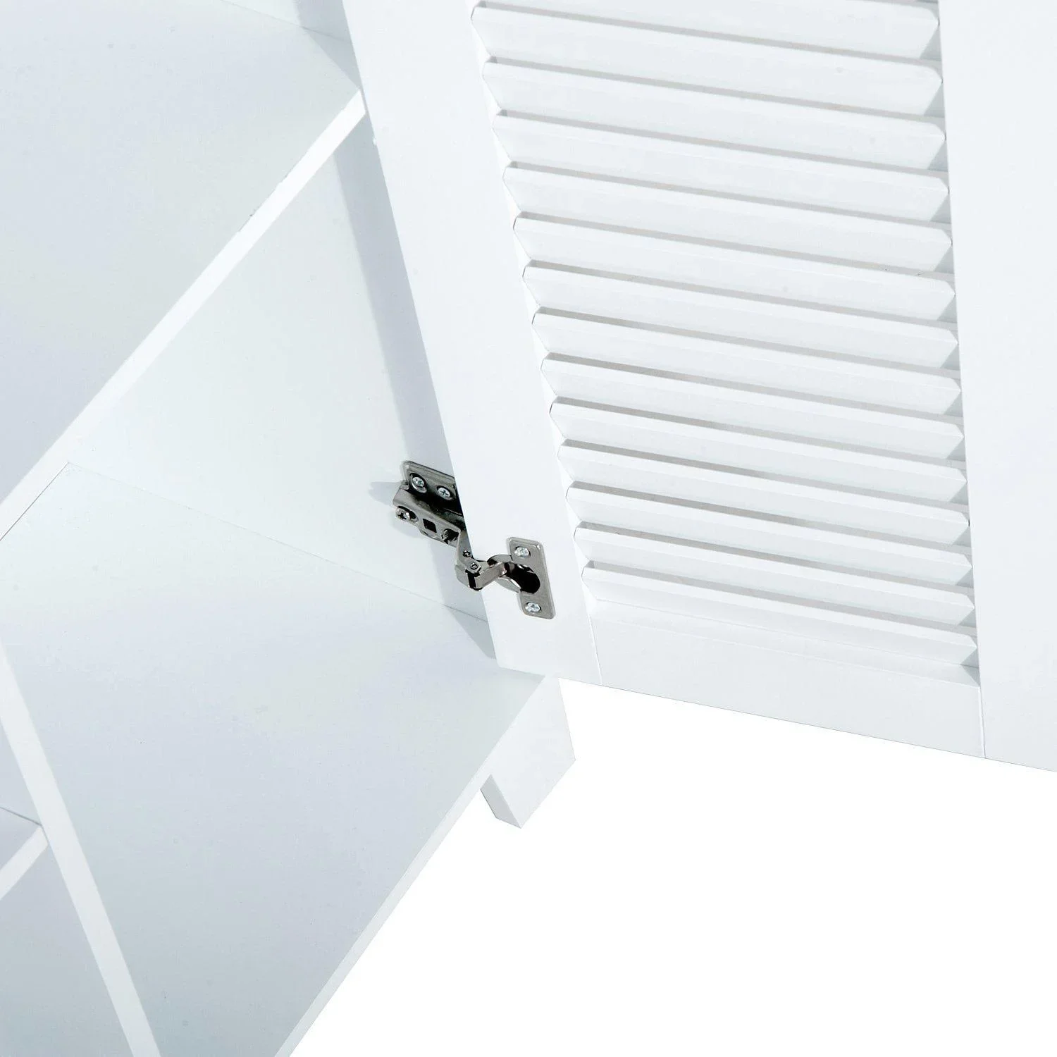 Eckschrank Badschrank Standschrank Weiß - 4