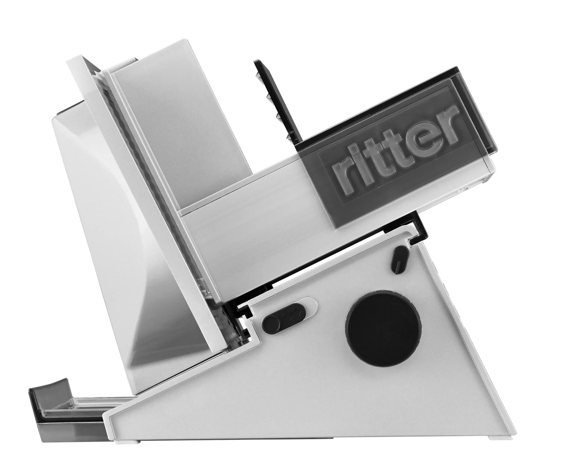 Elektrischer Vollmetall Allesschneider contura 3, schräggestellt - 4