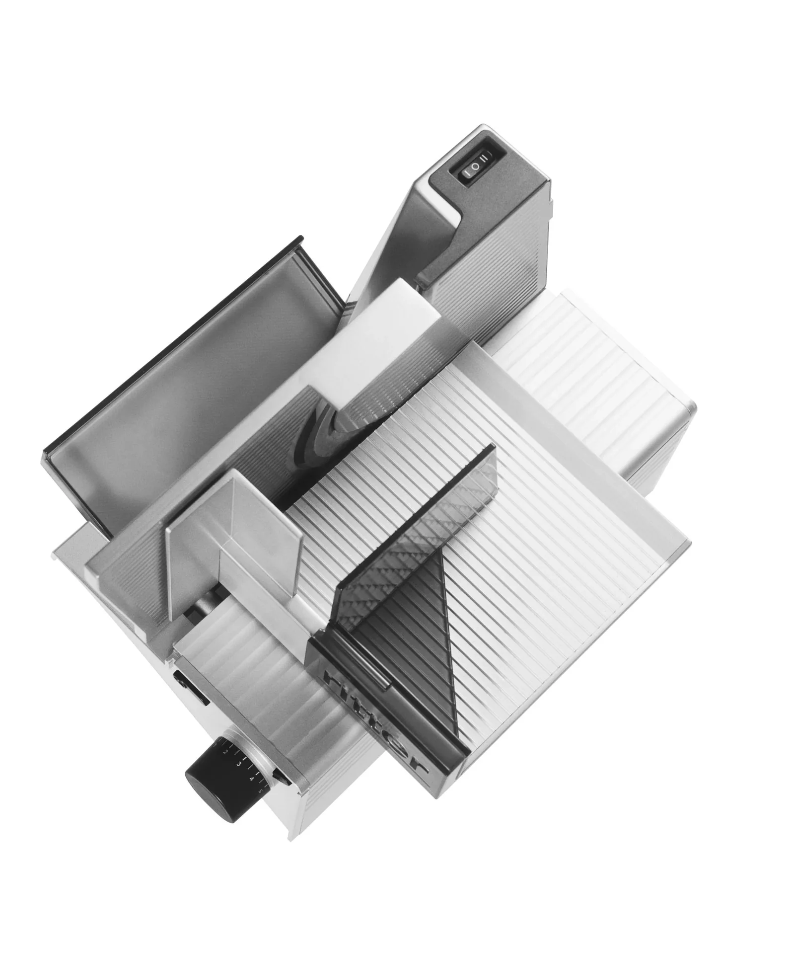 Elektrischer Vollmetall Allesschneider contura 3, schräggestellt - 5