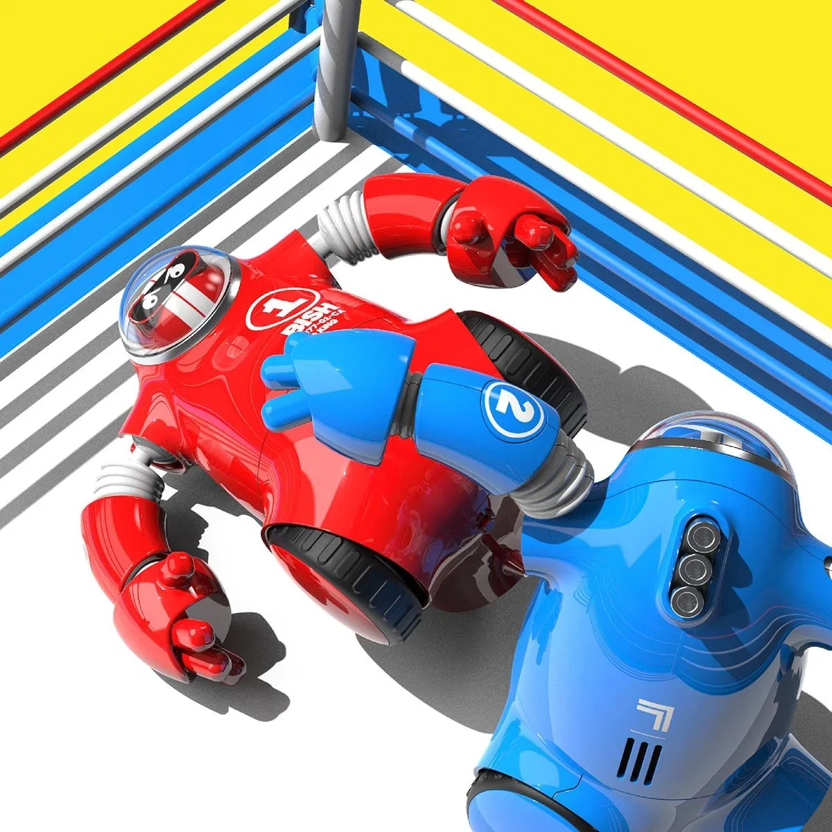 Sharper Image RC-Roboter-Kampfset für zwei Spieler - mit Licht- und Soundeffekten - 8