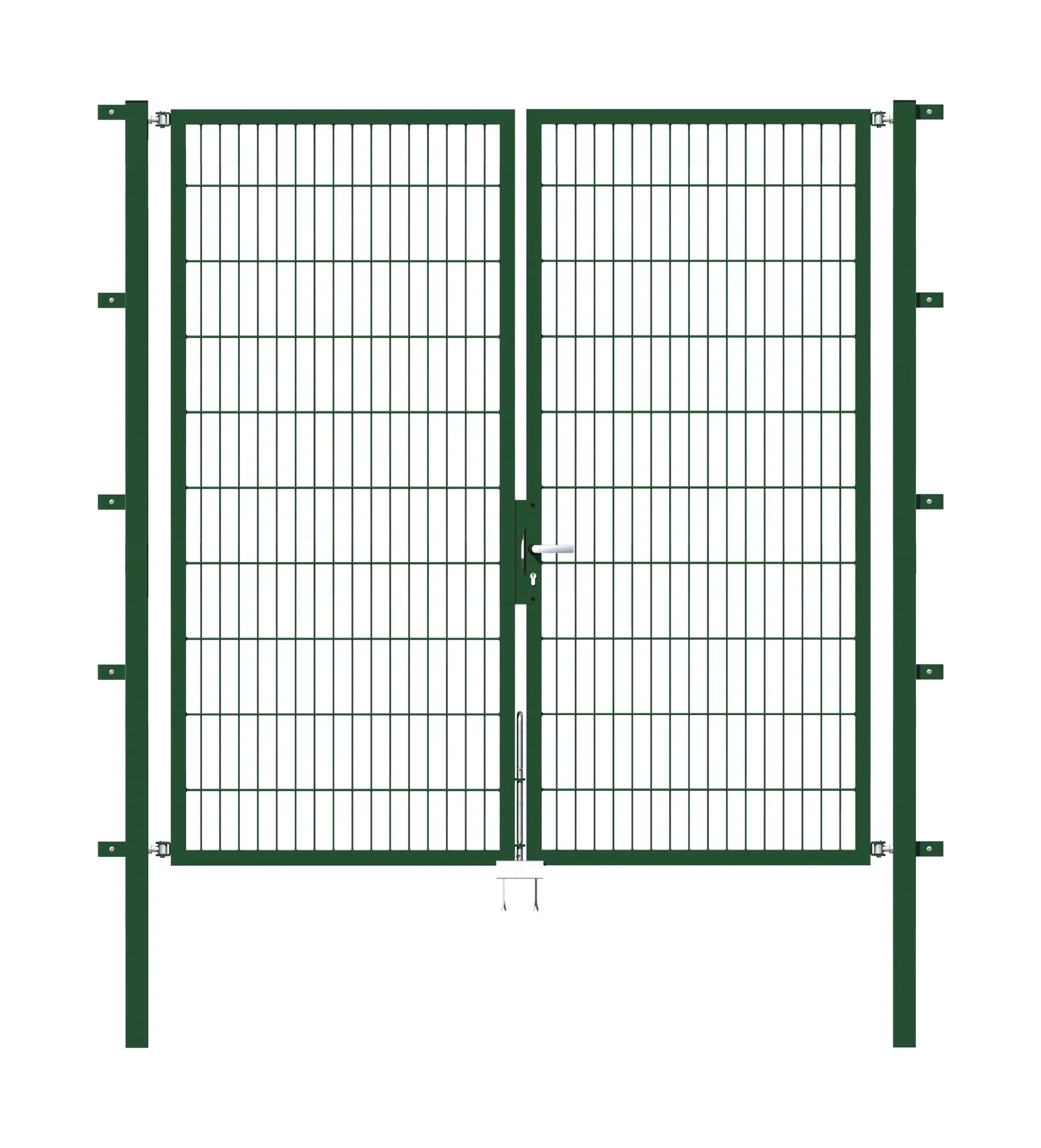 Doppeltor Flexo mit Zubehör, grün, Breite 200 cm, Höhe 200 cm, PF: 60x60 cm - 0