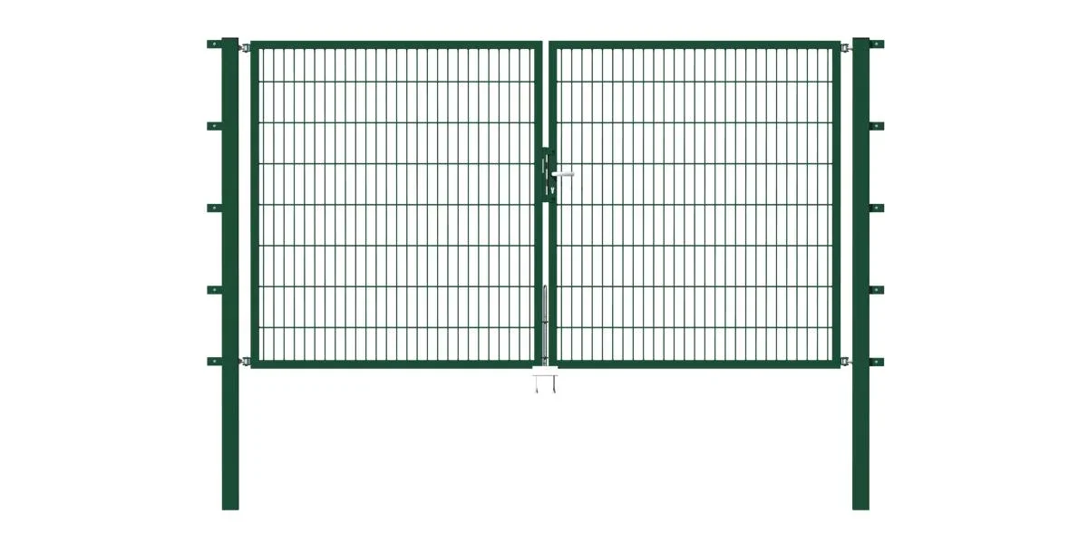 Doppeltor Flexo mit Zubehör, grün, Breite 200 cm, Höhe 200 cm, PF: 60x60 cm - 1
