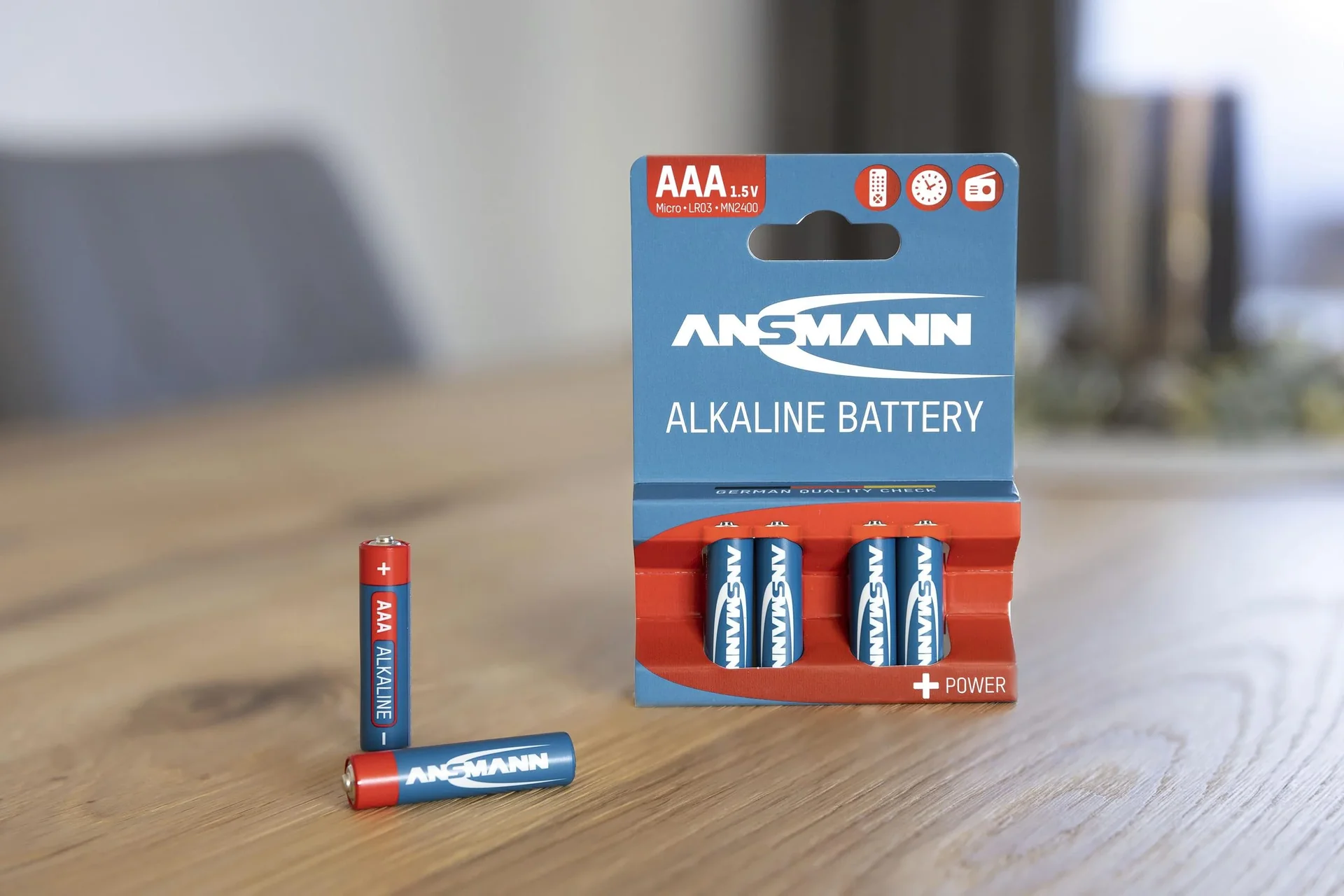 Alkaline Micro (AAA) Batterie - 4 Stück - 0