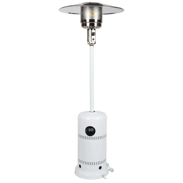 Terrassenheizung - Heizung - regelbare Leistung - 12kW - 46x46x220cm - Weiß - 0